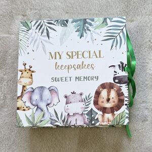 Baby Keepsake Box Newborn Memory Organizer